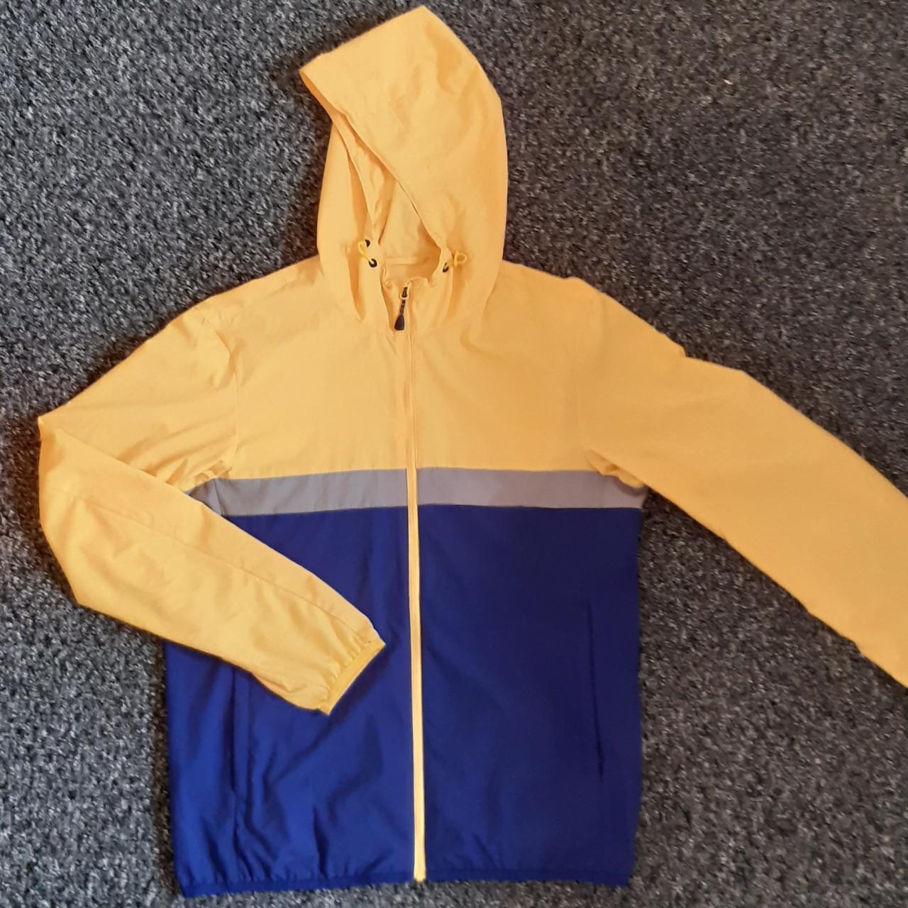 Jw Anderson x uniqlo windbreaker jacket. Yellow and... - Depop