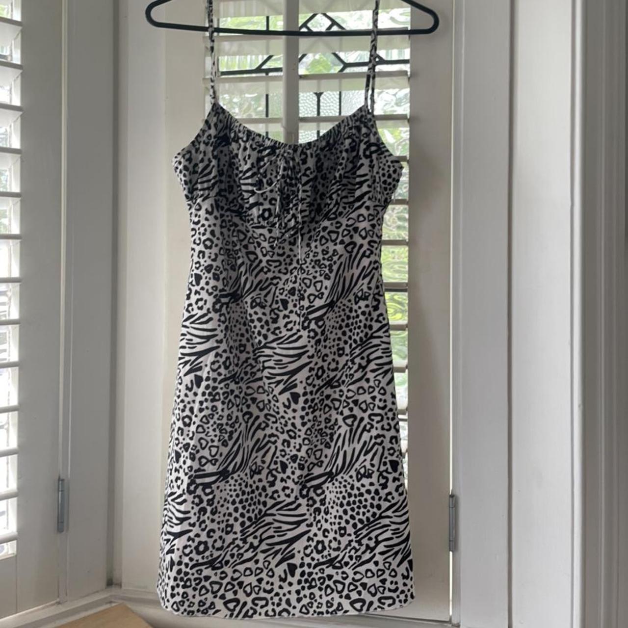 With Jean boogie dress in wild child Size small... - Depop