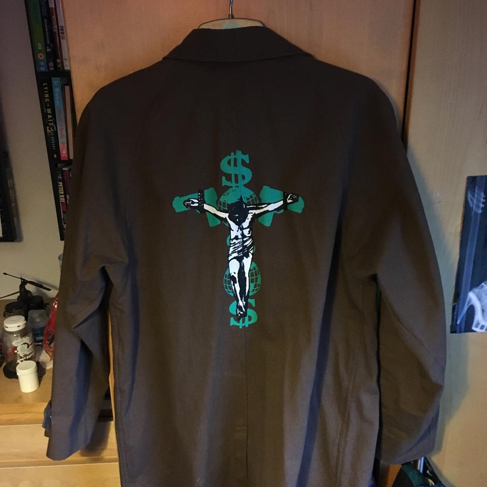 ftp crucifix trench coat