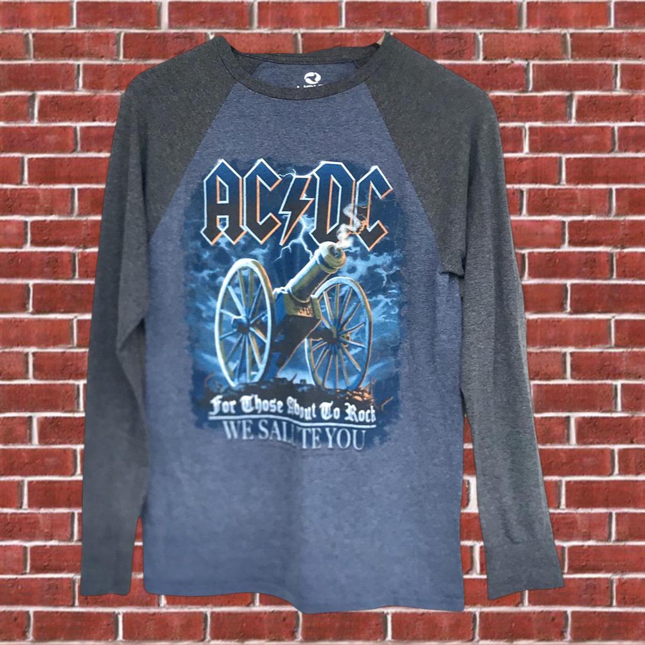 Vintage 2015’ Liquid Blue AC/DC “ We Salute You “... - Depop
