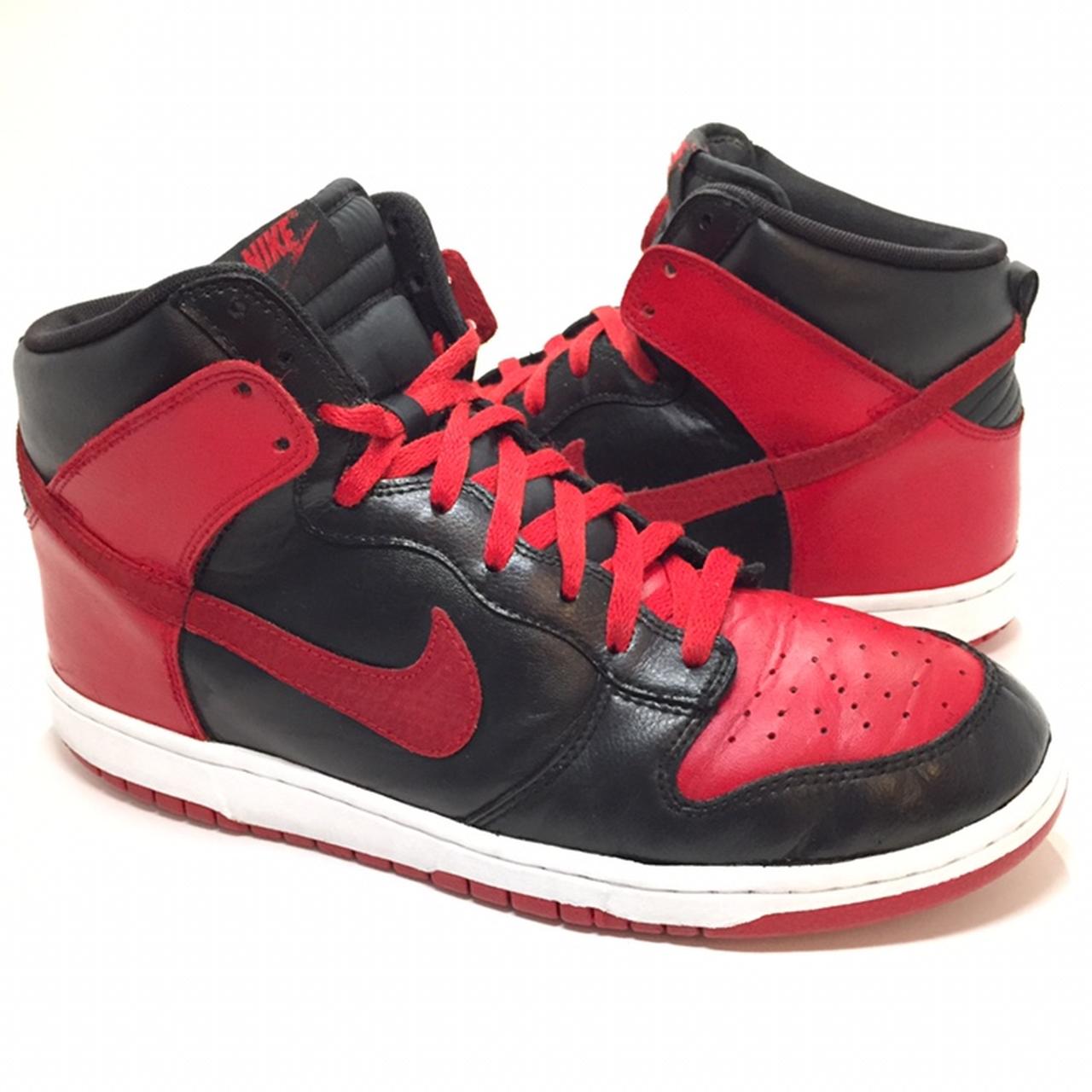 Nike Dunk High Black Sport Red Nike Dunk High LE 