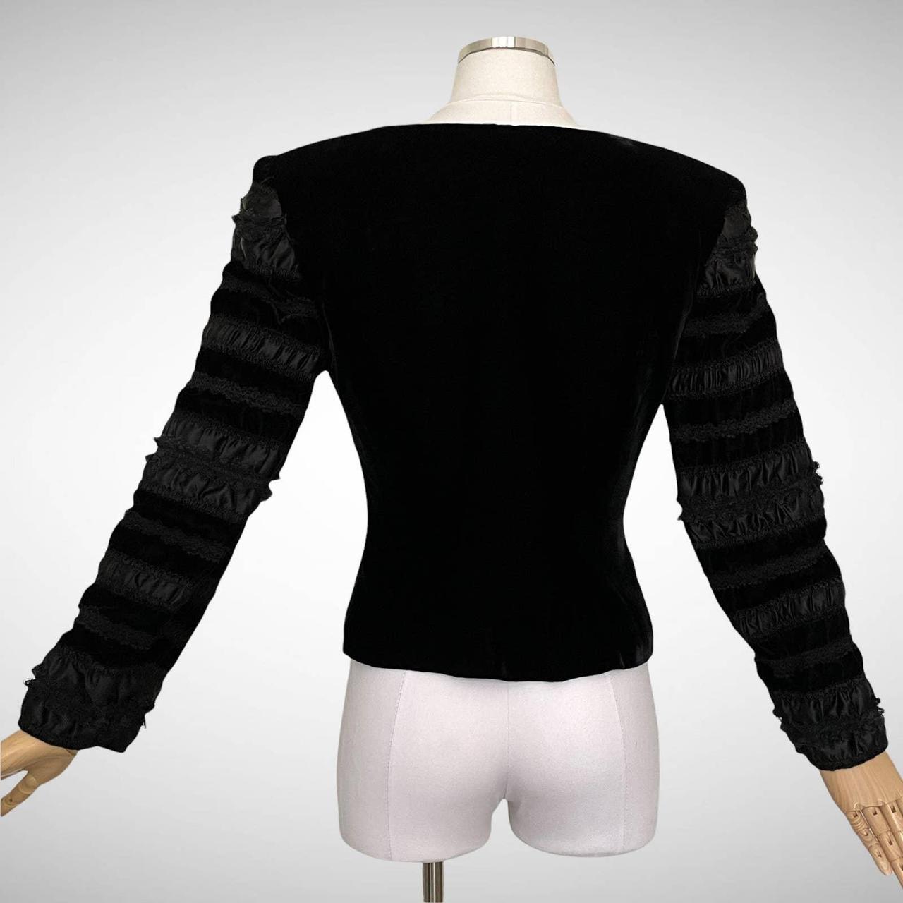 David Emanuel Women's Black and Silver Jacket (3)