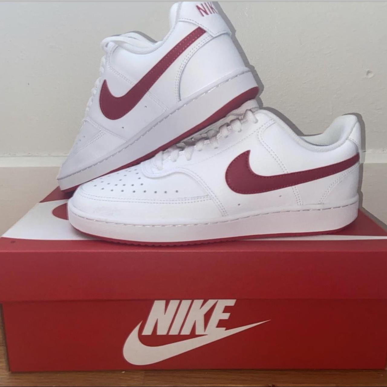 red satin nike