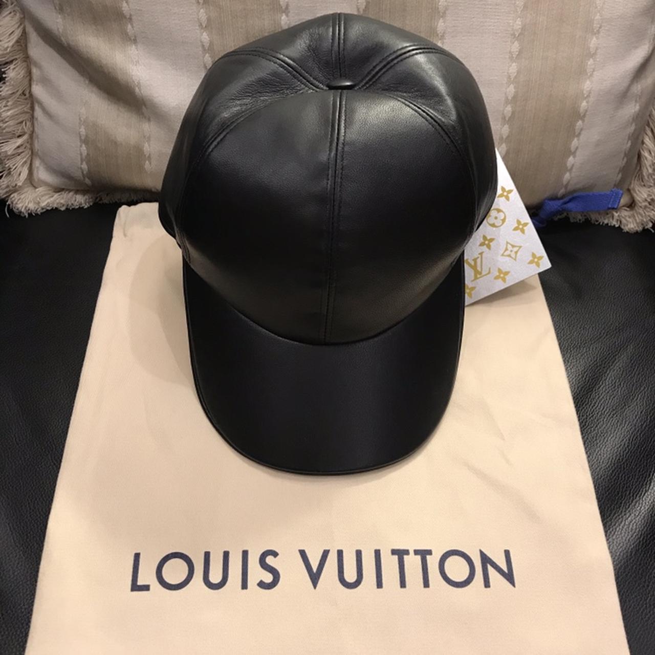 Louis Vuitton Leather Monogram Baseball Cap