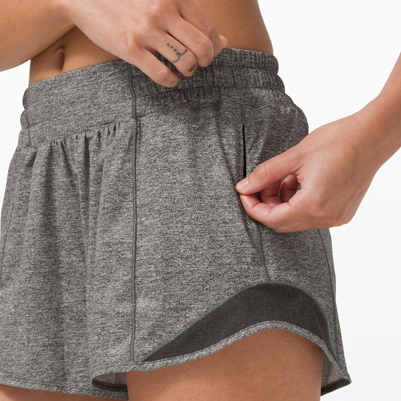 Lululemon shorts hot sale grey