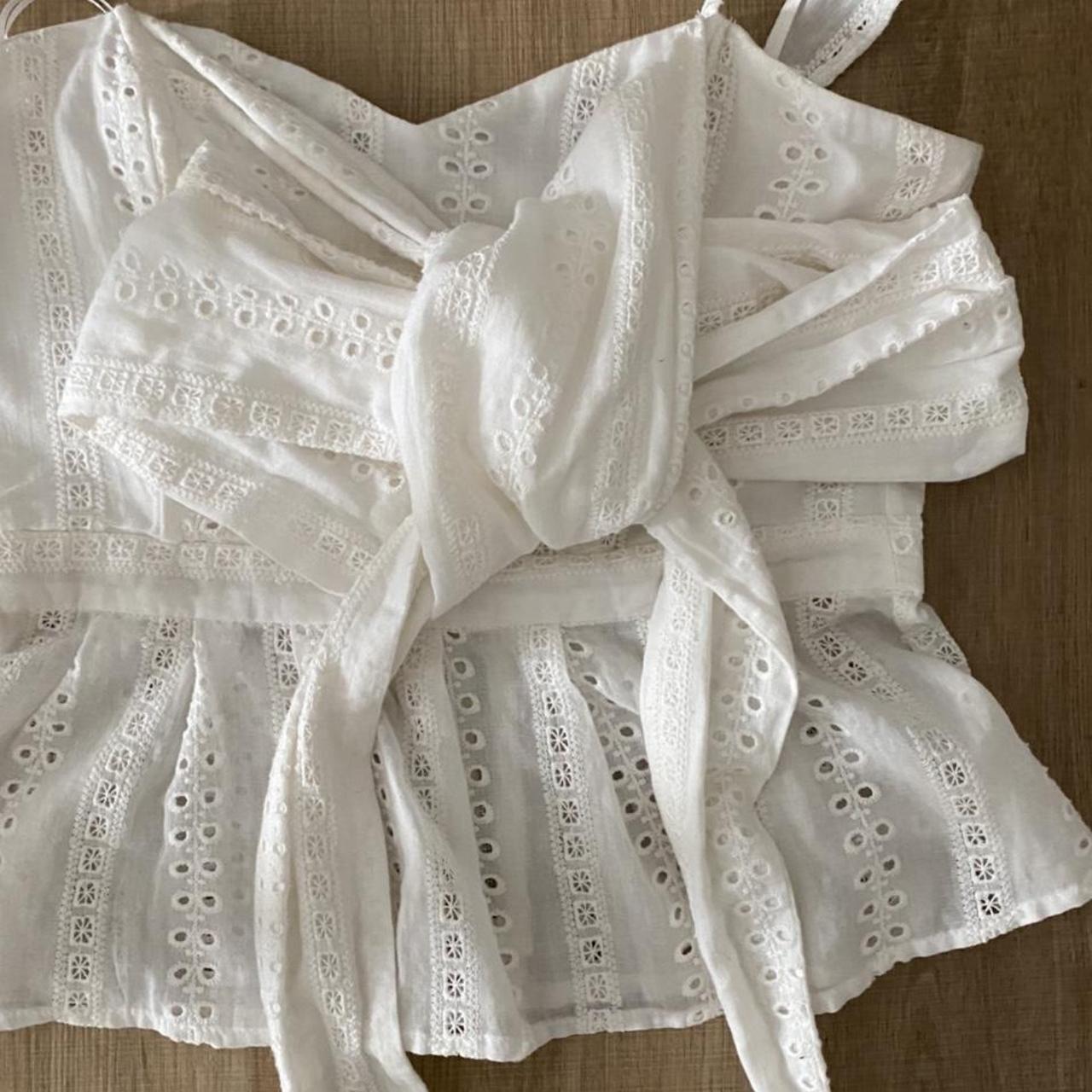 Astrid & Miyu Women's White Blouse (2)
