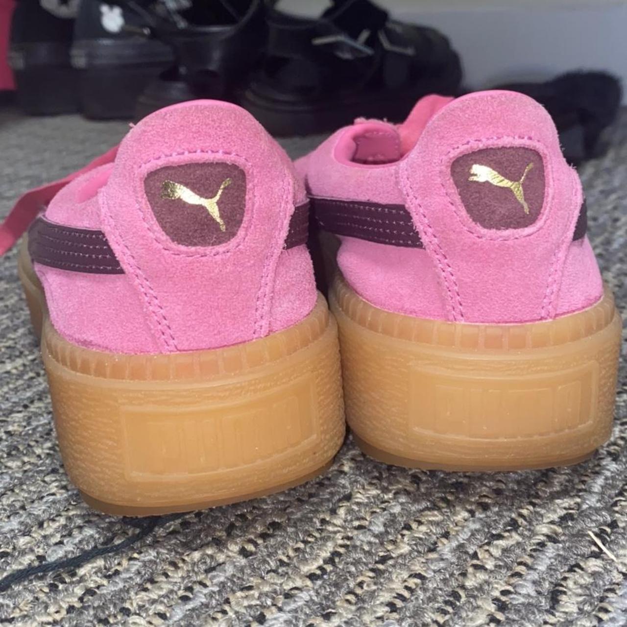 puma platform pink