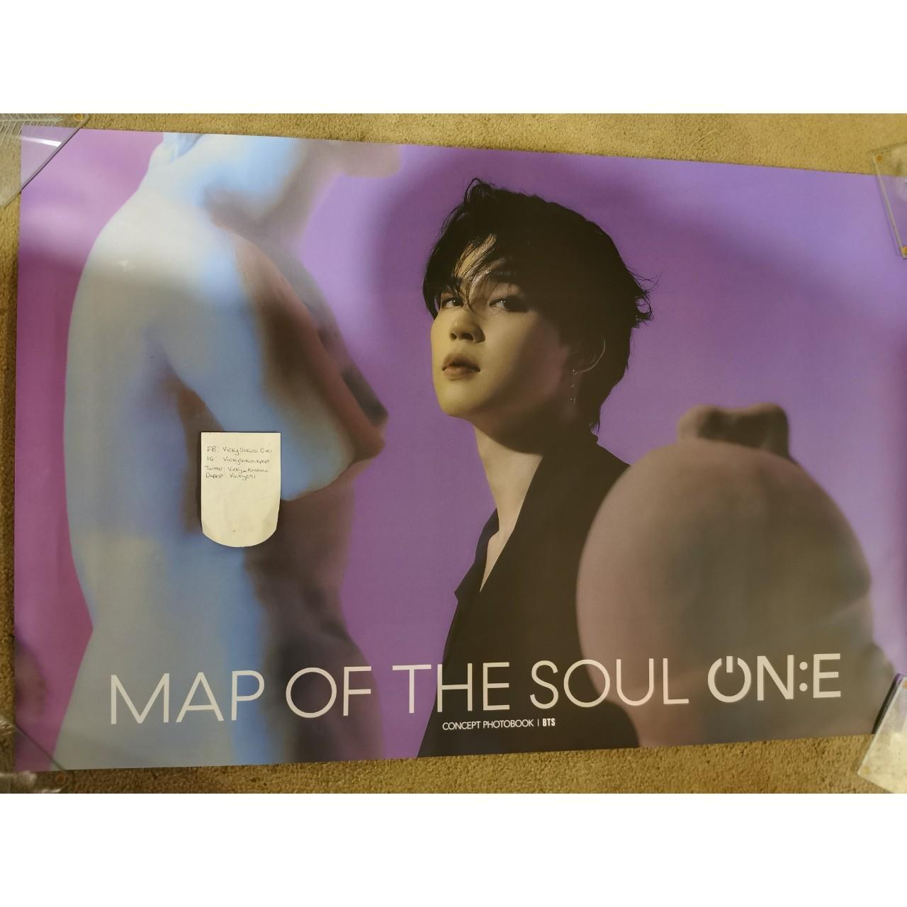 BTS MOTS ON:E Photobook Preorder Poster Jimin Poster... - Depop