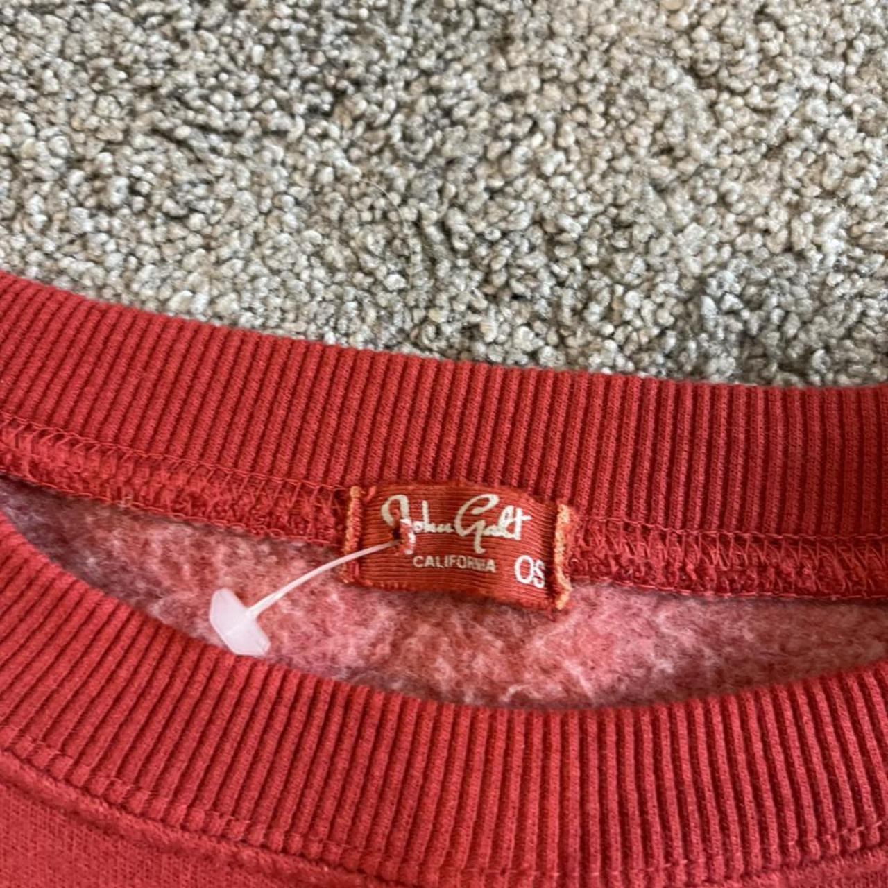 Brandy Melville red Newport Beach sweatshirt in one... - Depop