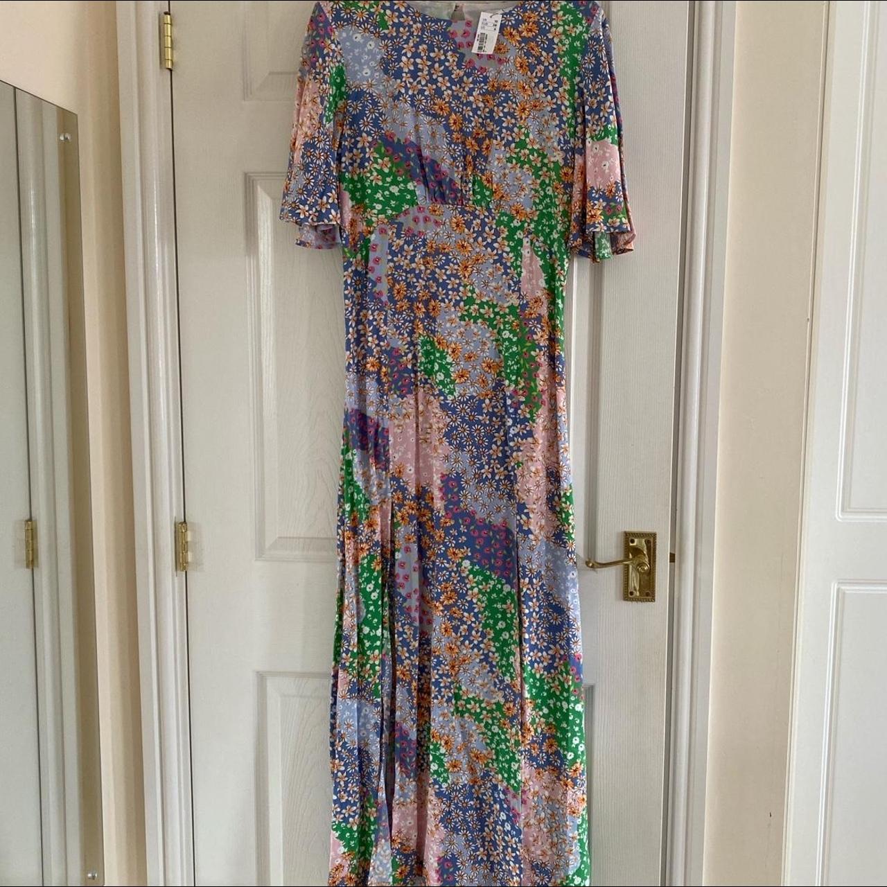 Topshop Austin floral midi dress Size UK 10 Brand... - Depop