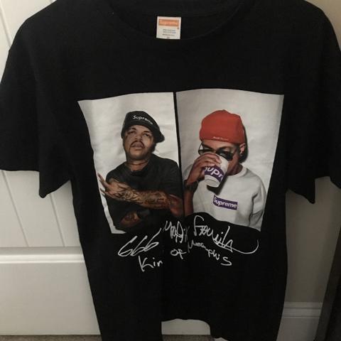 Supreme three 6 mafia tee - Depop