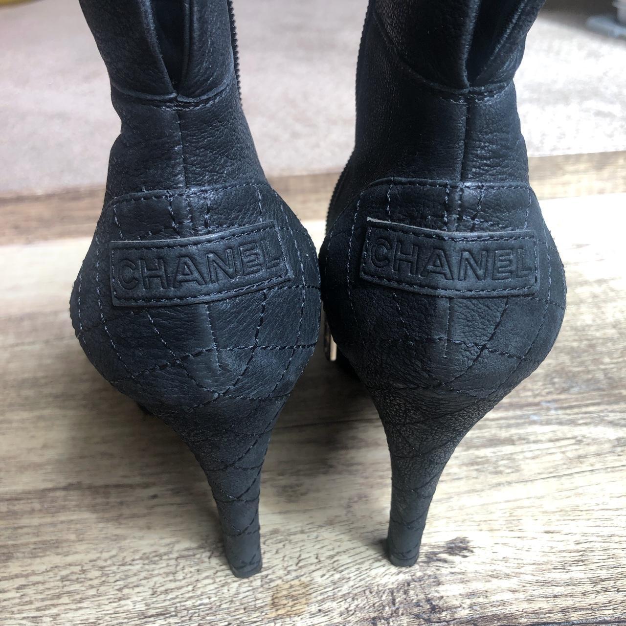 saks chanel boots