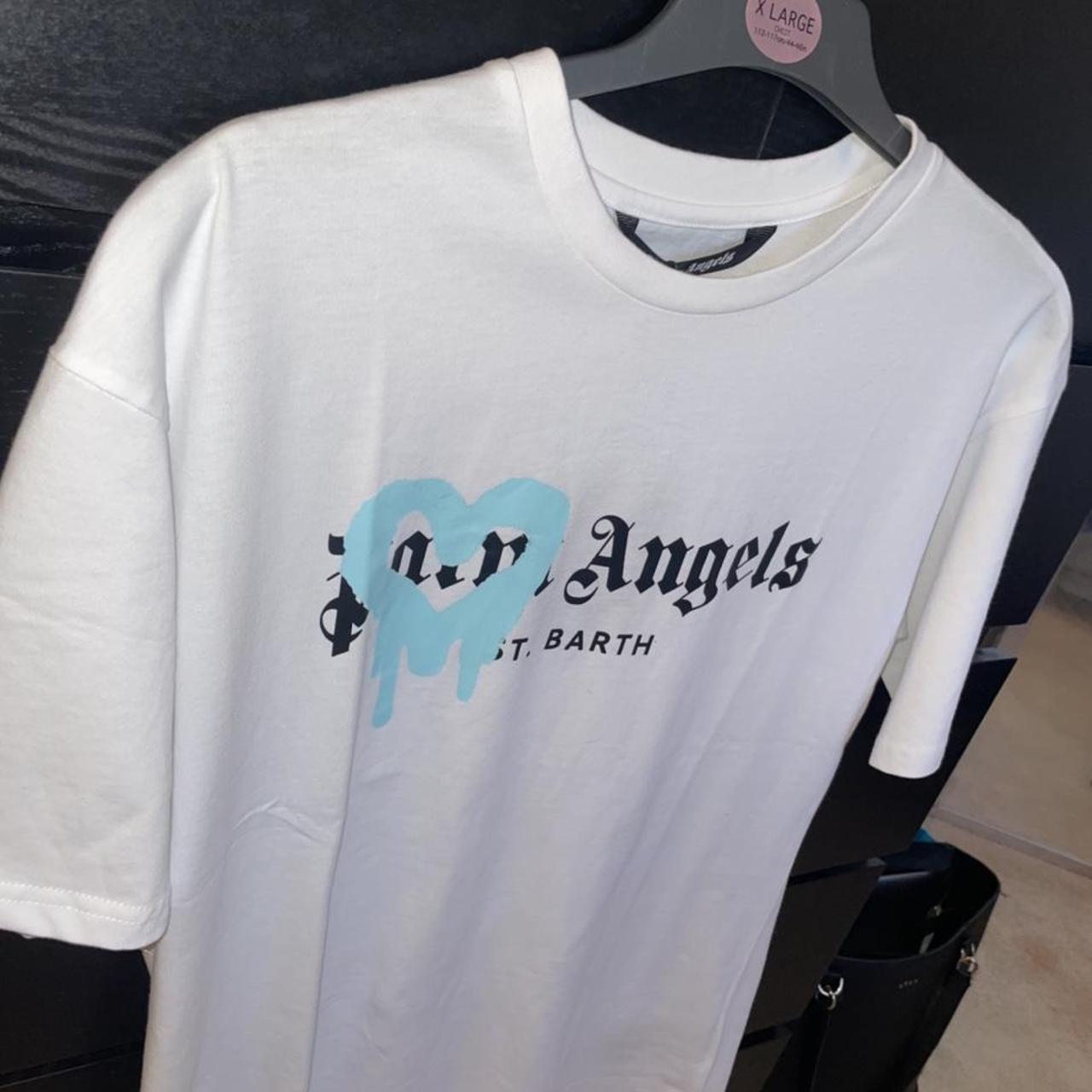 Genuine Palm Angels Los Angeles Sprayed T-shirt. In - Depop