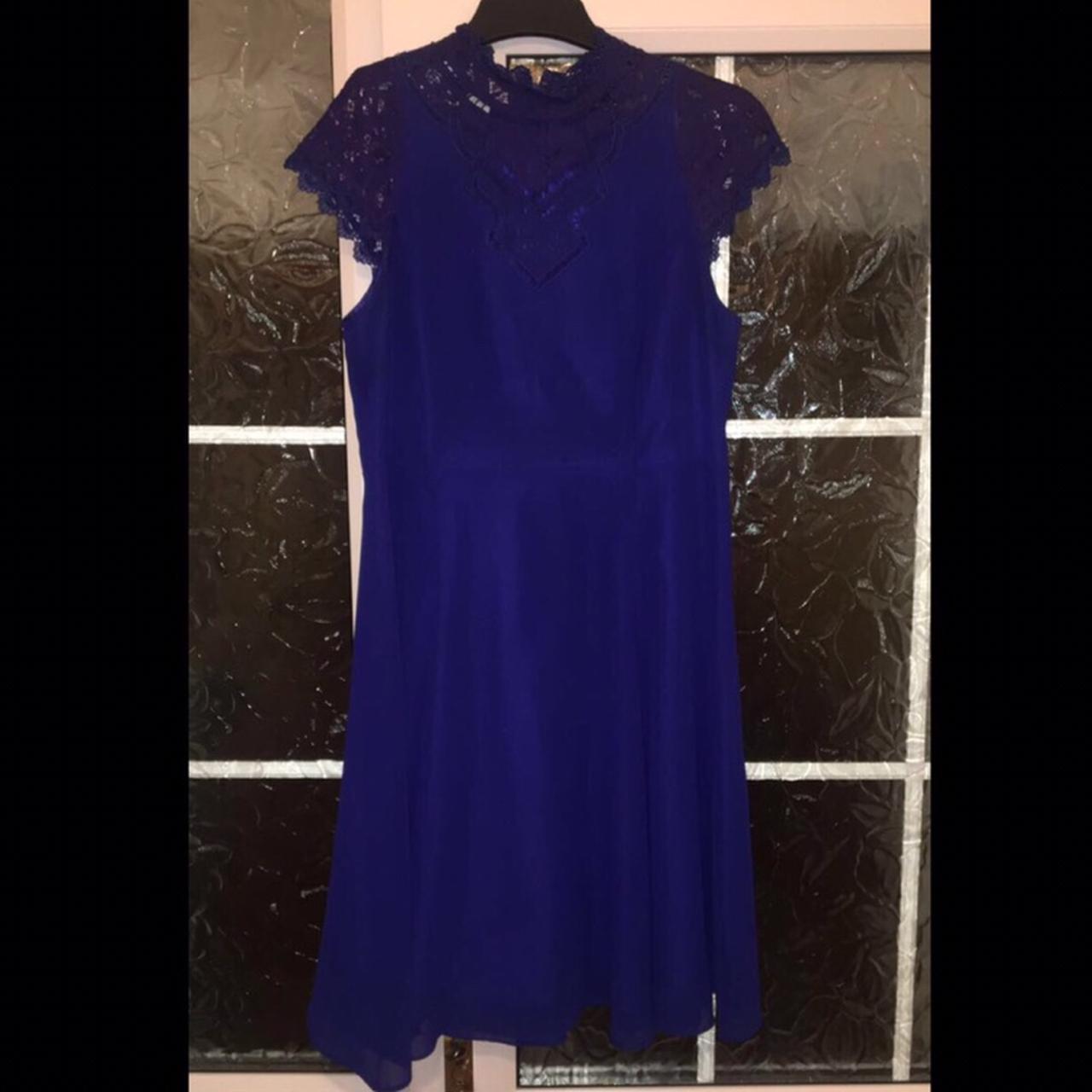 monsoon royal blue dress