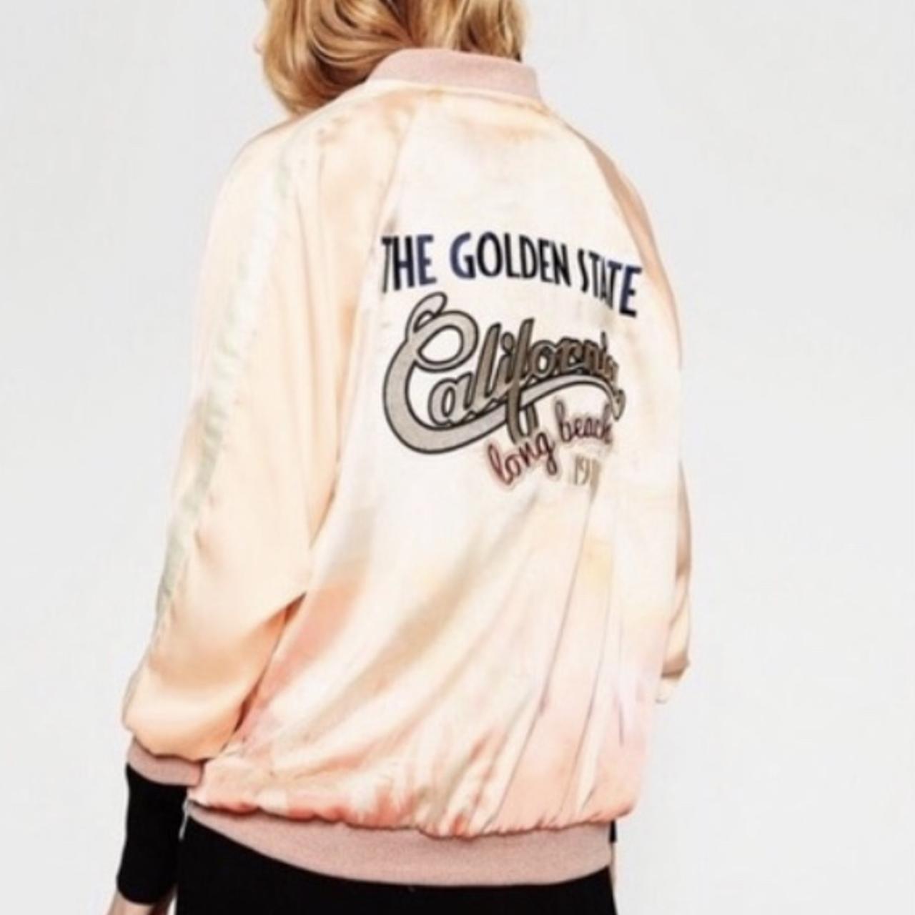 zara pink bomber