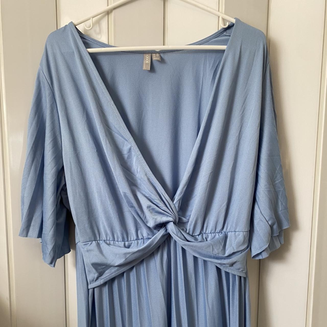 ASOS Dress Light blue color, pastel. This dress has... Depop