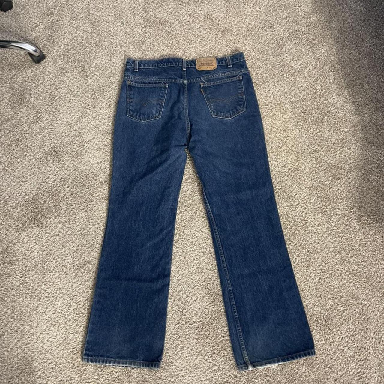 Vintage Levis 517 orange tab Bootcut Tagged size... - Depop