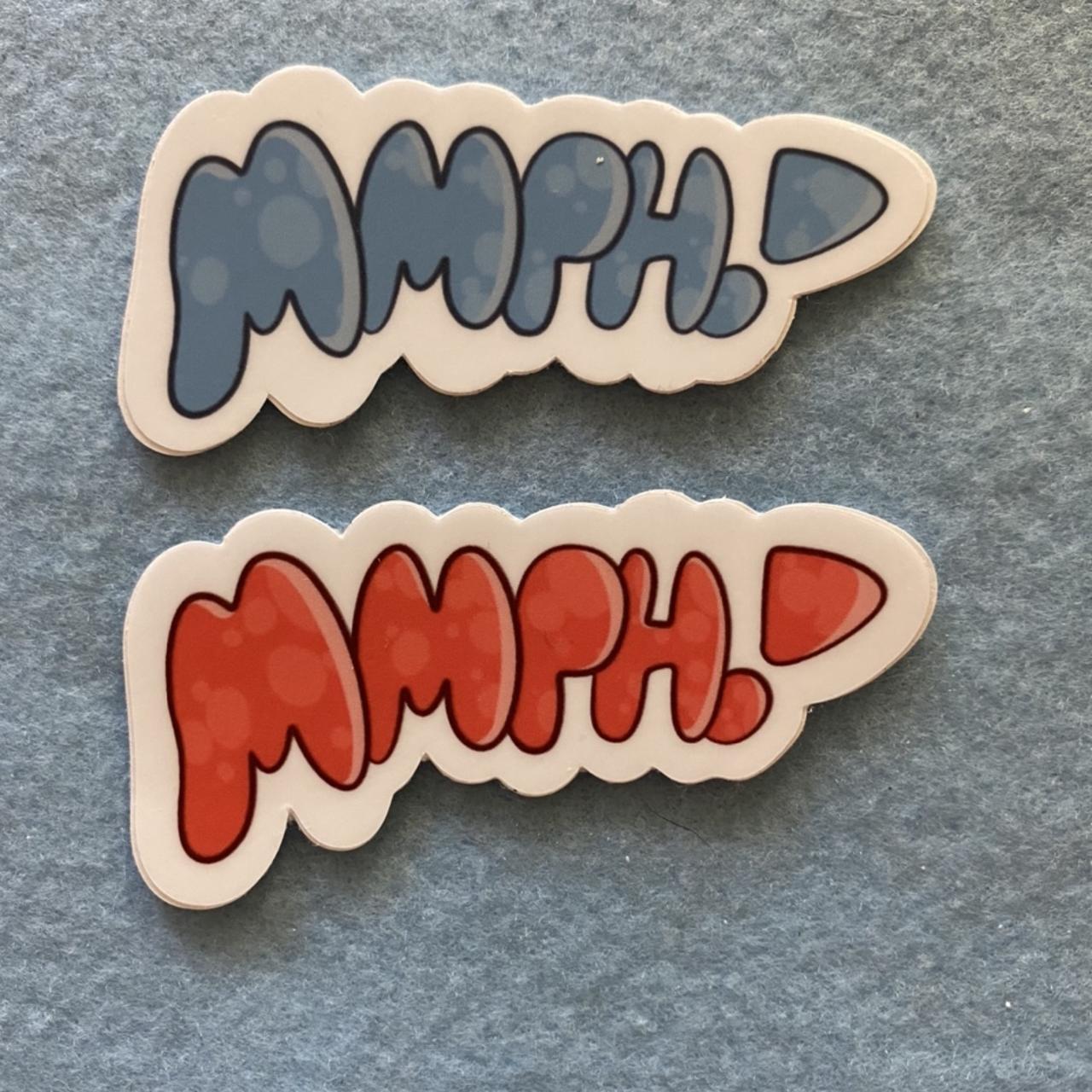 🔥 TF2 inspired Red and Blue MMPH Pyro stickers... - Depop