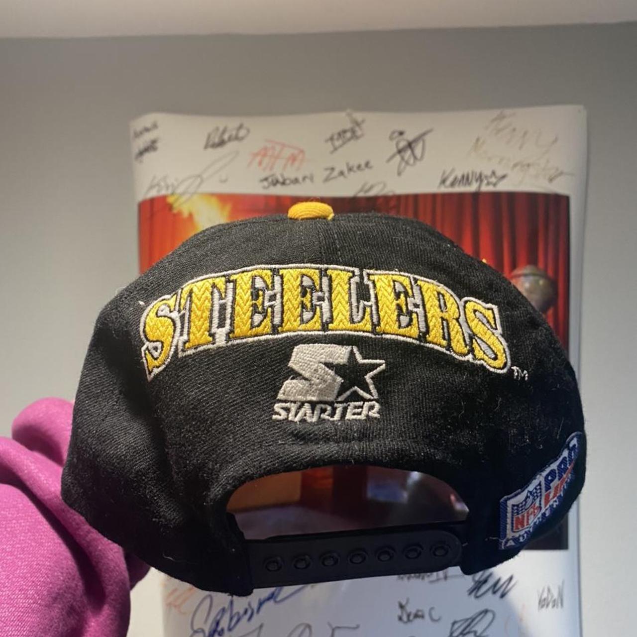 Vintage Steelers Hat. Steelers Starter fitted hat. - Depop