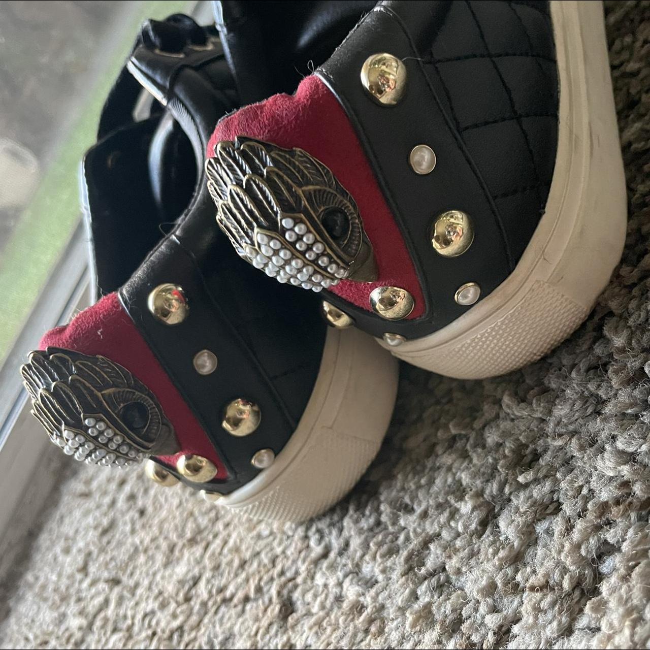 Kurt Geiger Women's Black and Red Trainers (3)