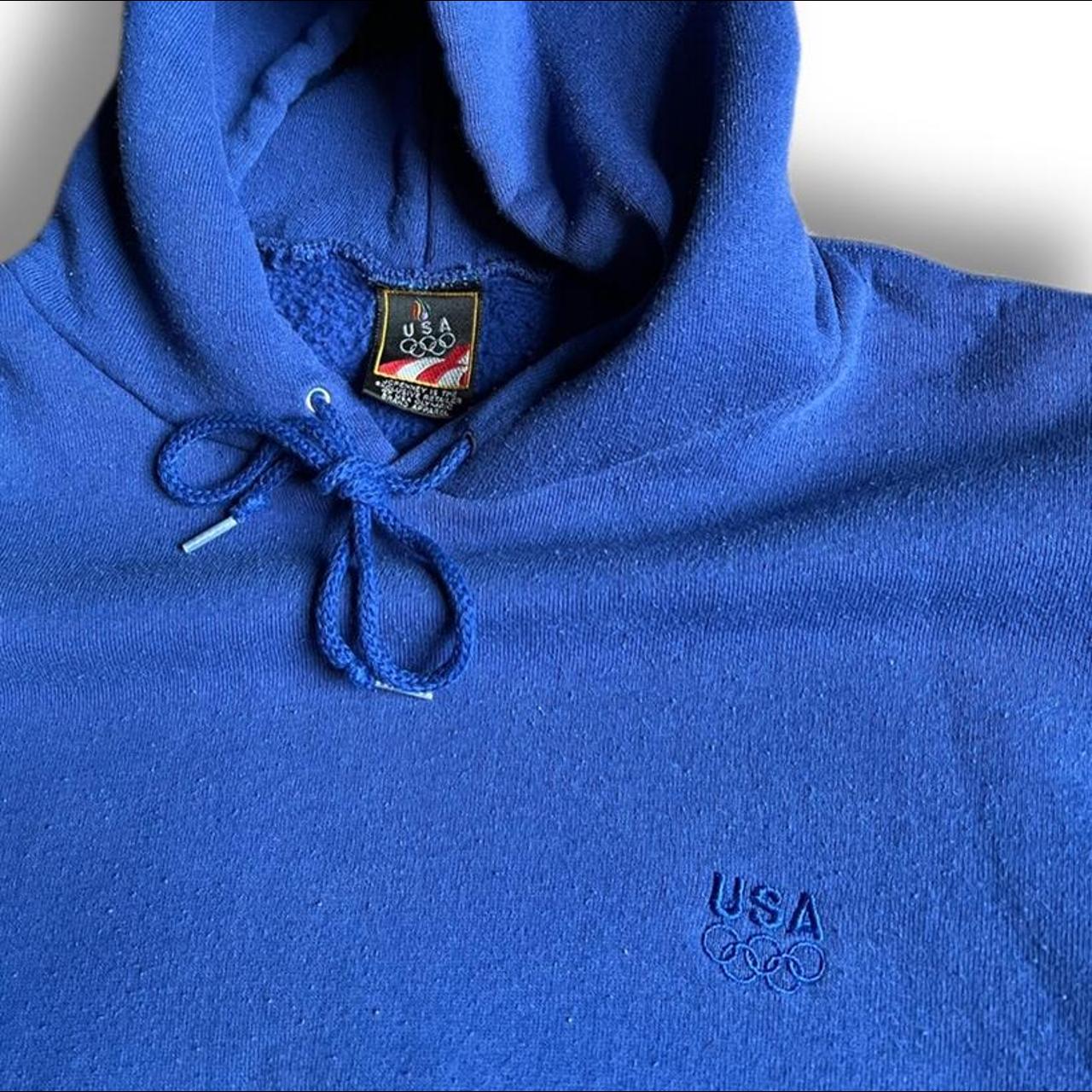 Vintage 90s Team USA pullover hoodie Size... Depop