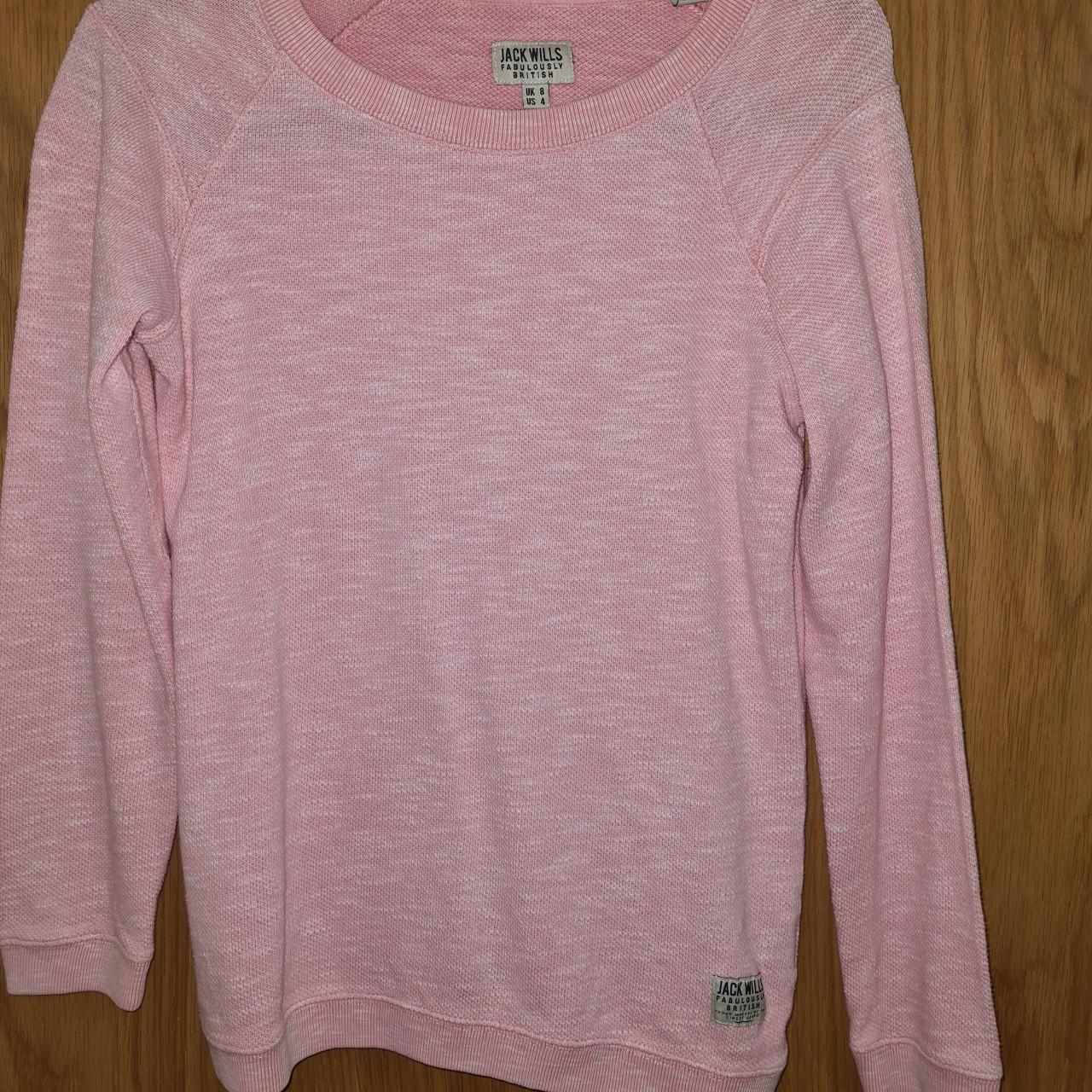 jack wills pink jumper