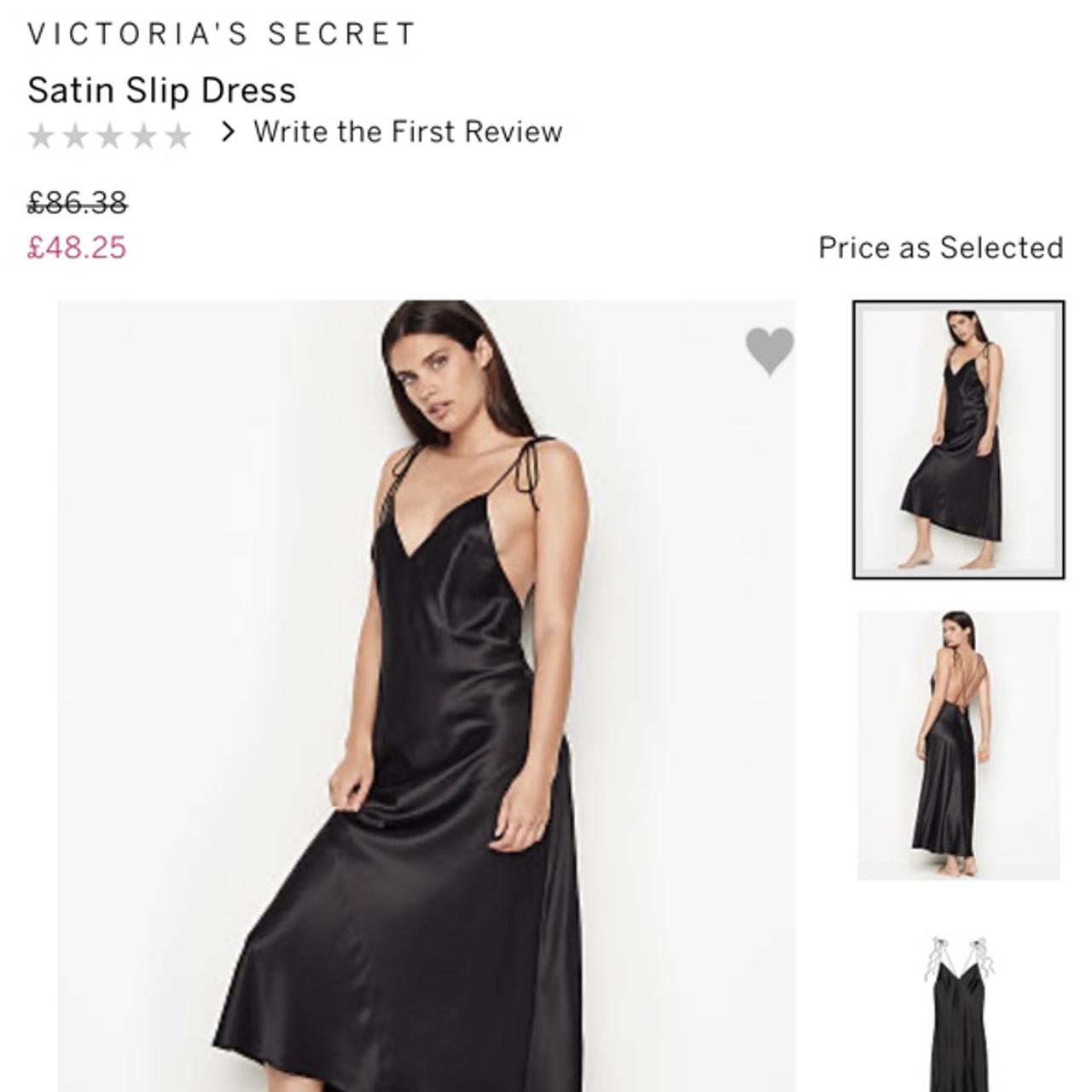 Victoria secret outlet satin dress