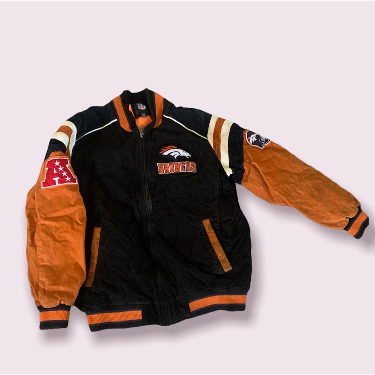 Ladies Denver Broncos Jacket, Broncos Pullover, Denver Broncos Varsity  Jackets, Fleece Jacket