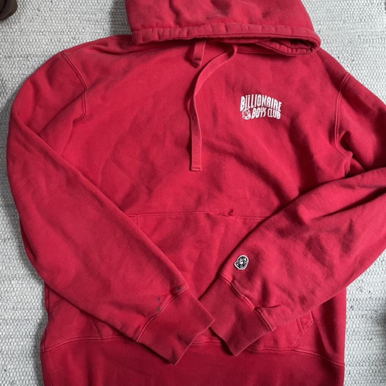 sick red billionaire boys club hoodie! ️ size... - Depop