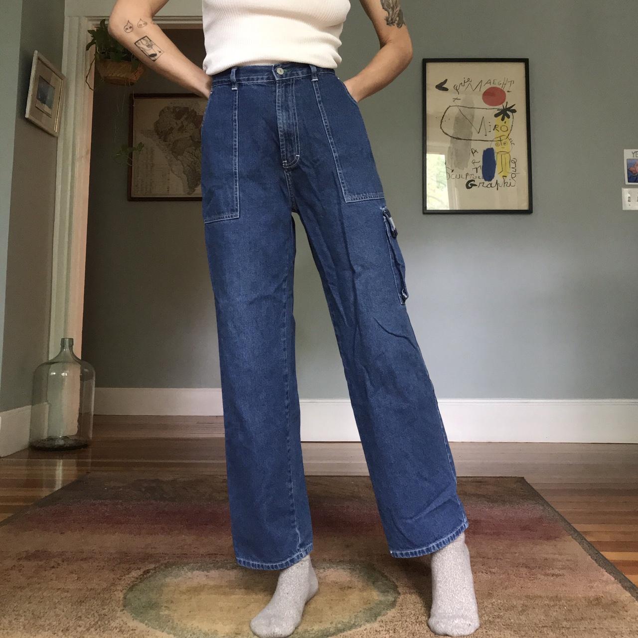 Vintage Tommy Hilfiger carpenter jeans Best for size - Depop