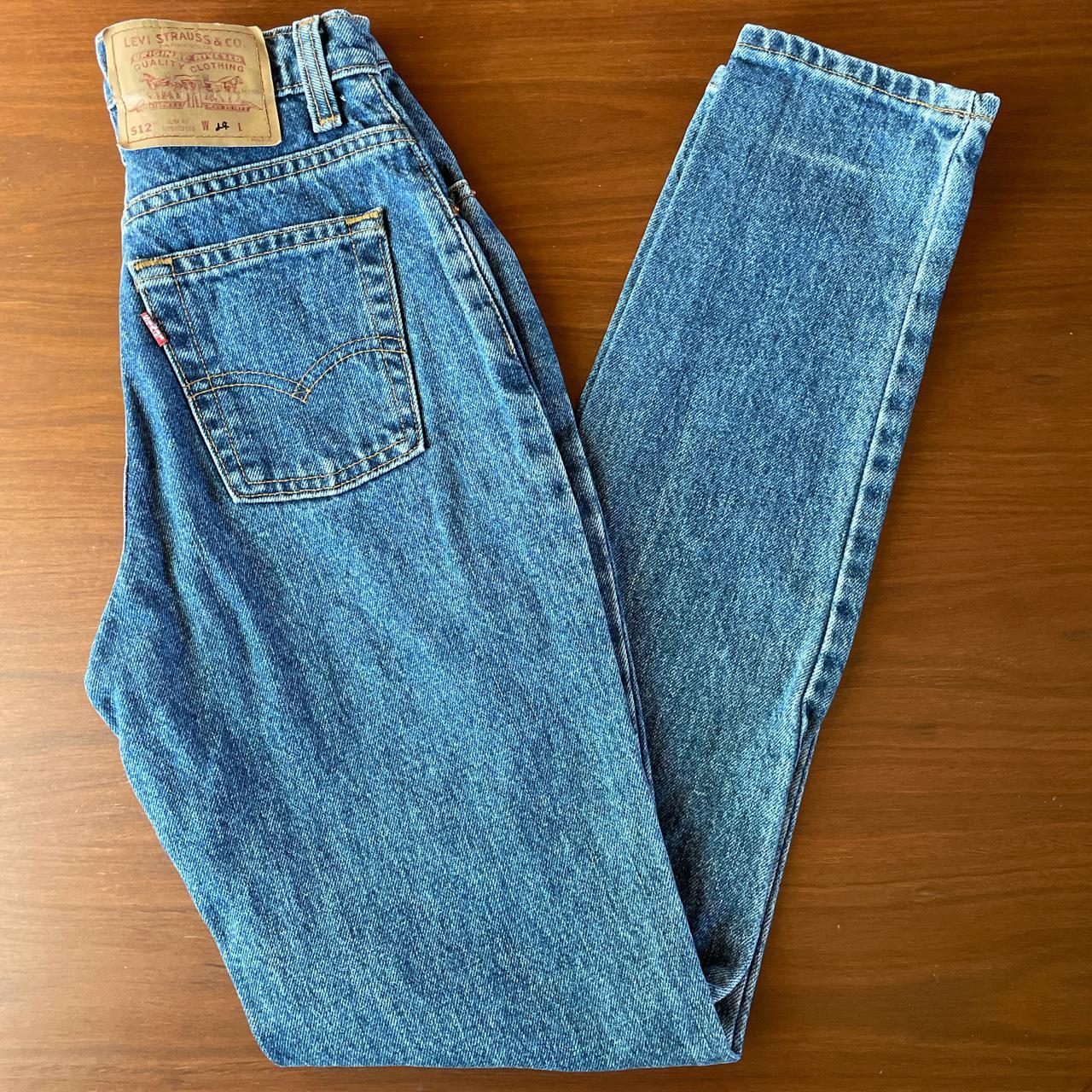 Vintage Levi’s 512 denim jeans HIGH WAISTED... - Depop