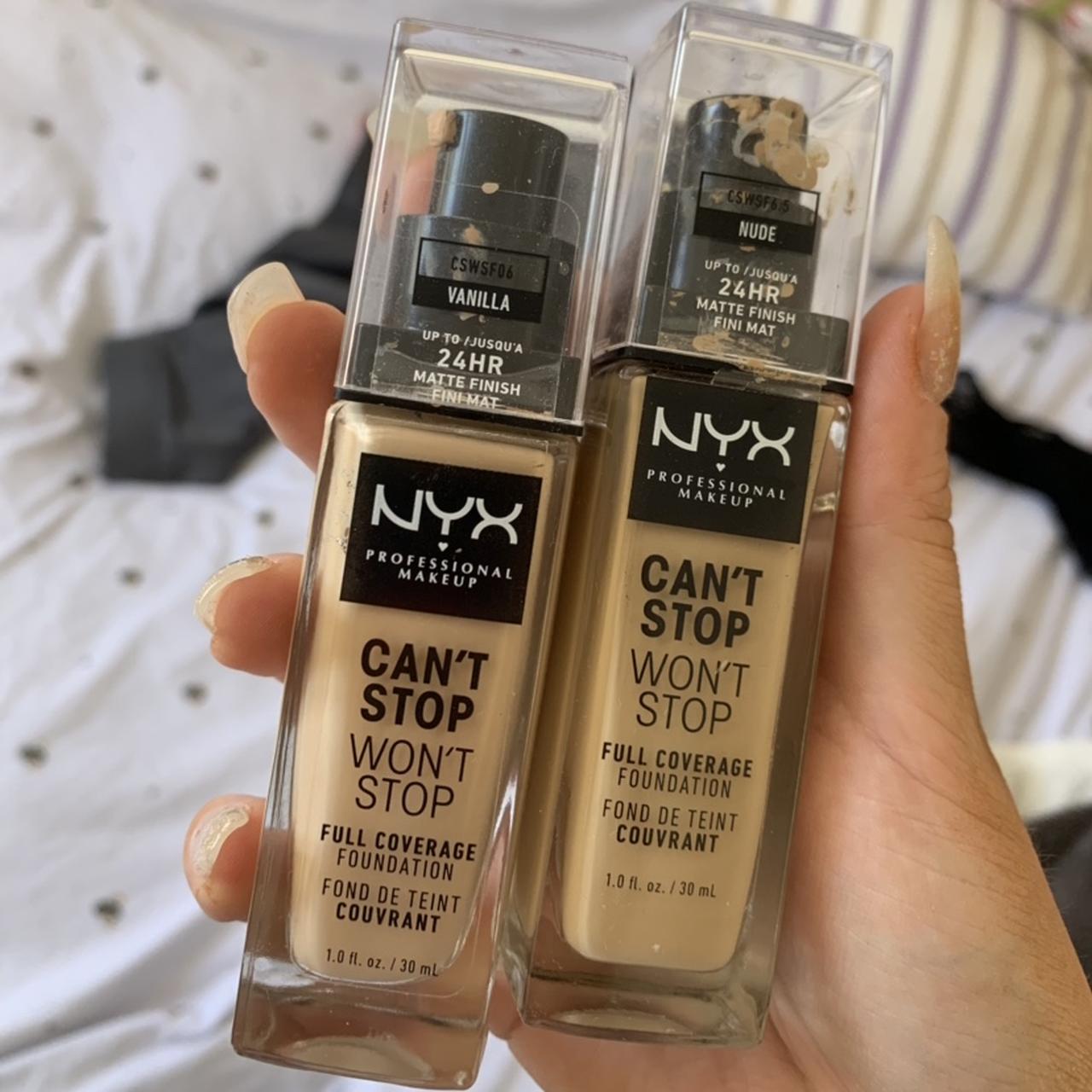 NYX can't stop won't stop foundation in shades - Depop