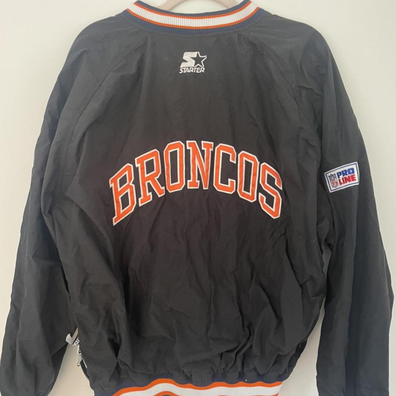 Vintage Denver Broncos Champion brand winter jacket - Depop