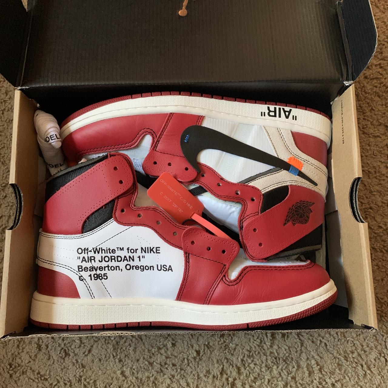 OFF-WHITE x Air Jordan 1 Retro High OG / Chicago – Tenisshop.la