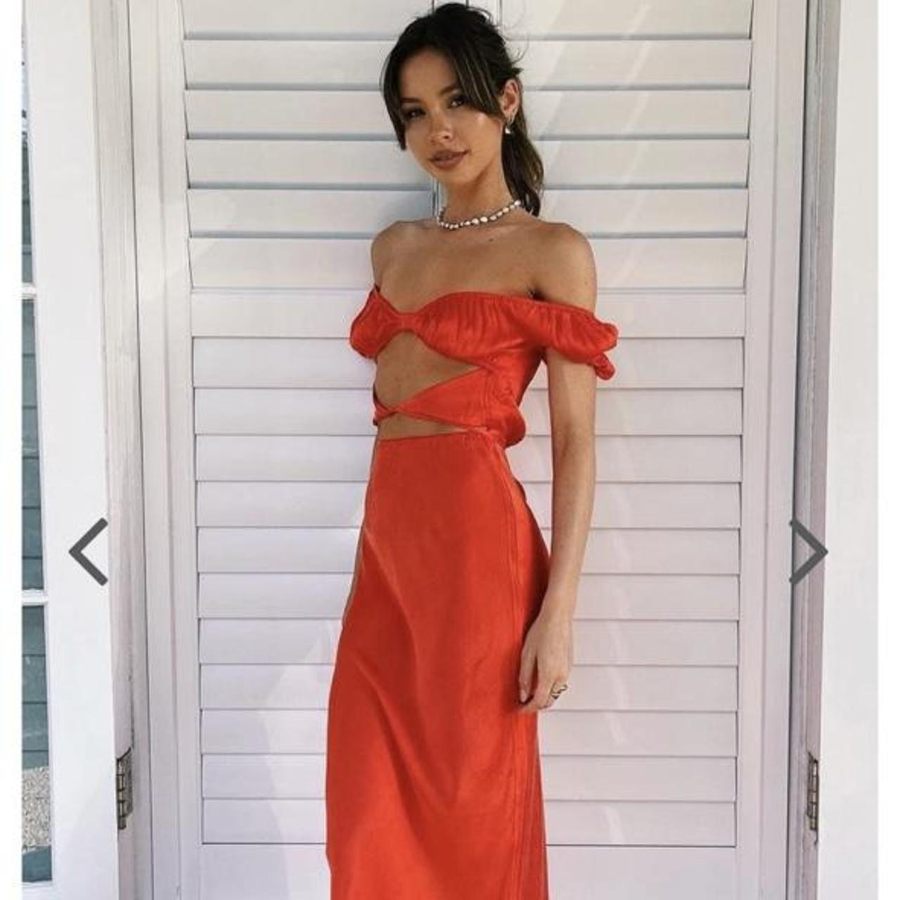 **HIRING ONLY Verge girl Au Revoir Bias Cut Maxi... Depop