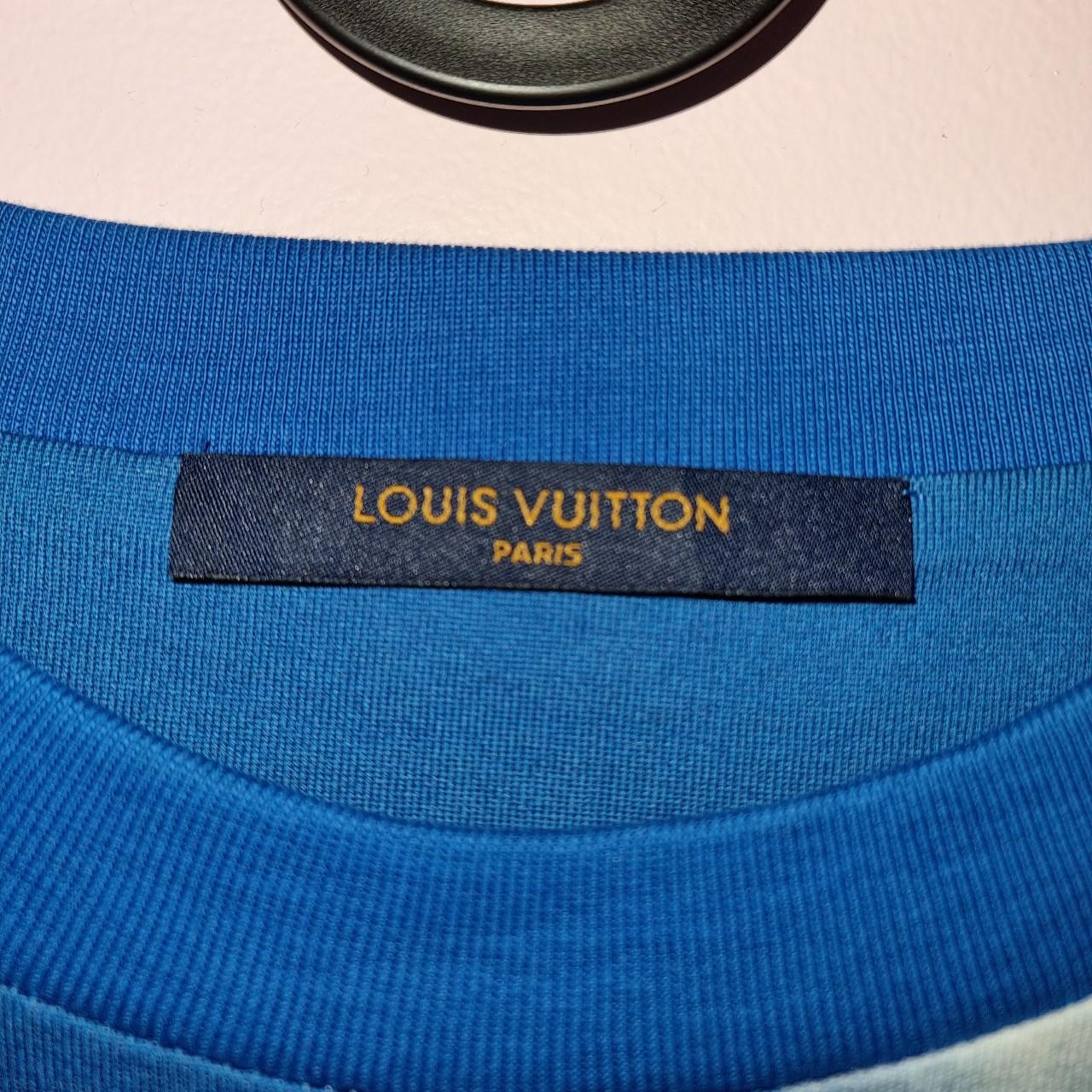 Louis Vuitton Cloud Blue T Shirt – Crepslocker