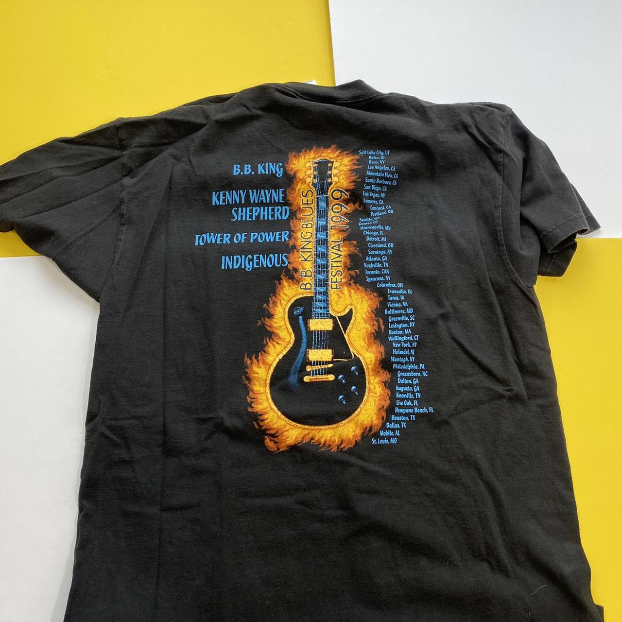 Vintage 1999 bb king blues festival shirt Tagged... - Depop