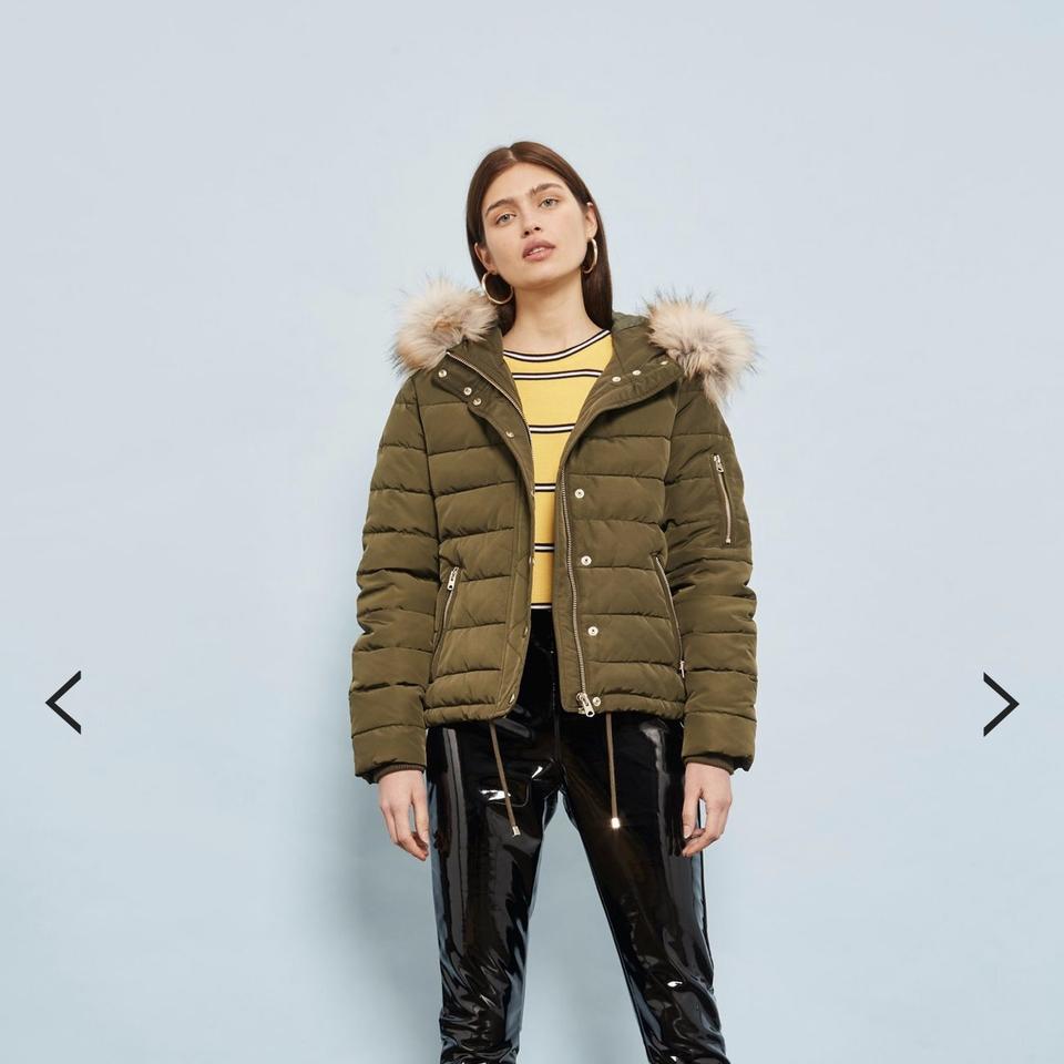 Topshop quilted clearance puffer jacket