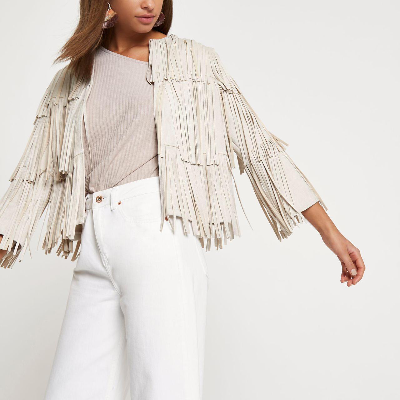 Tassel jacket store river island