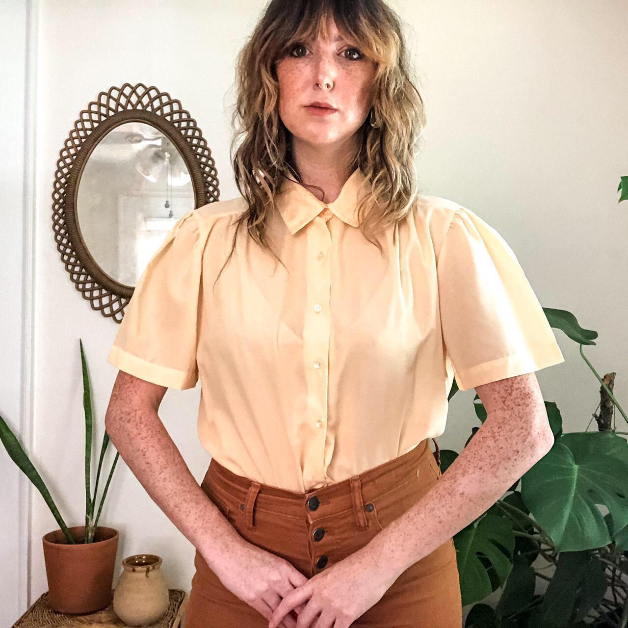 Arabella Women's Yellow Blouse (2)