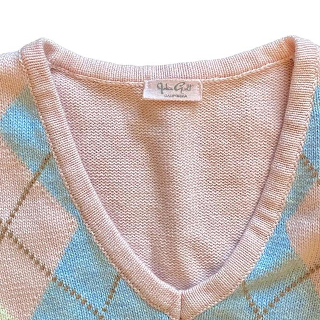 brandy melville pastel sweater vest brandymelville... Depop