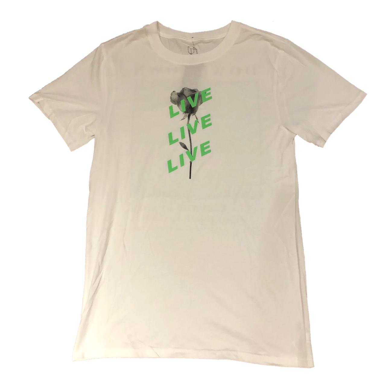 graphic tee with lime green