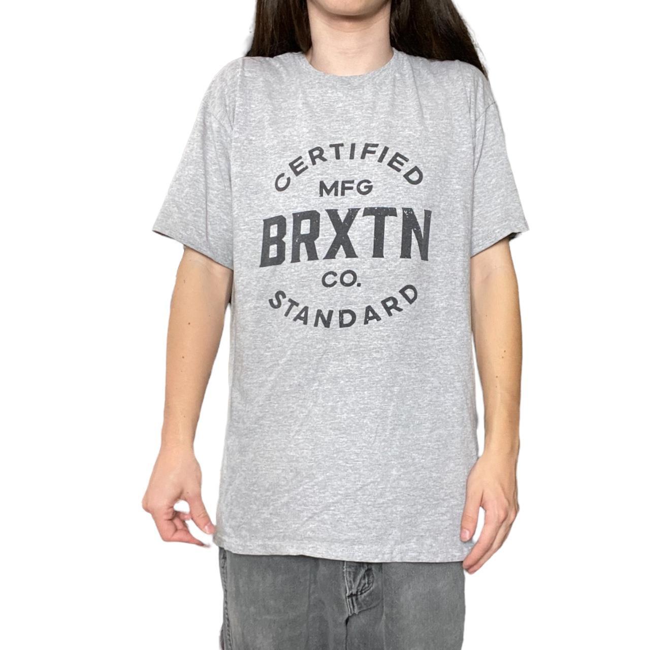 Brixton Men's Grey T-shirt