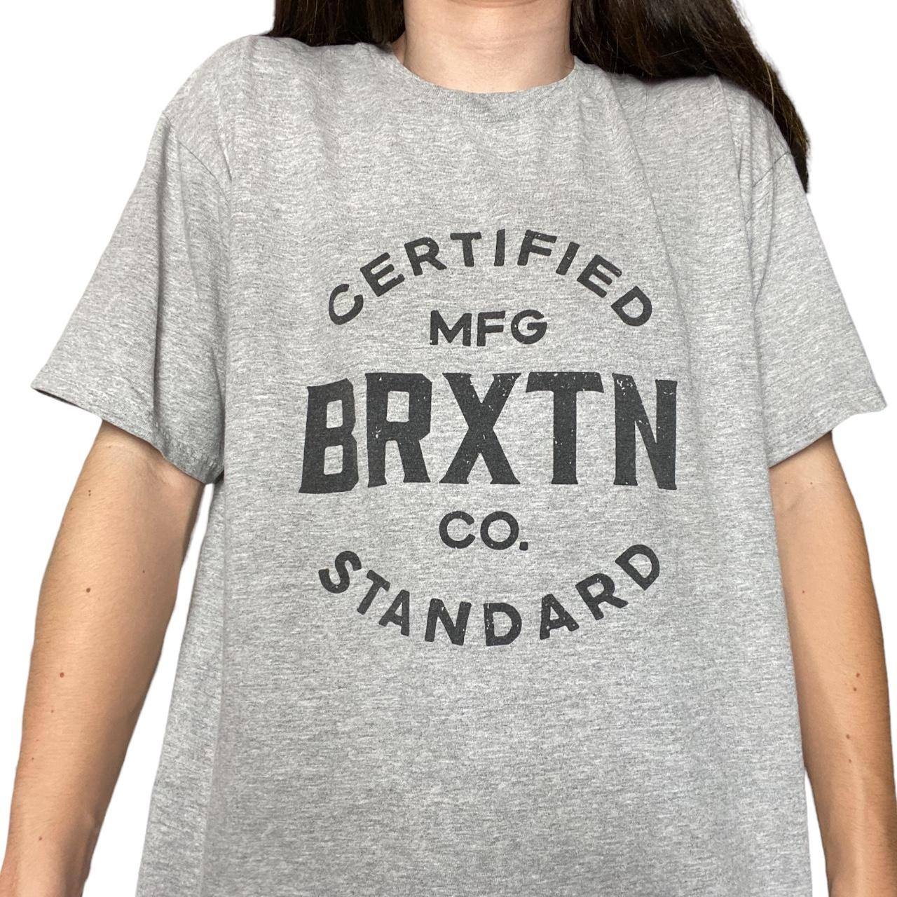 Brixton Men's Grey T-shirt (2)