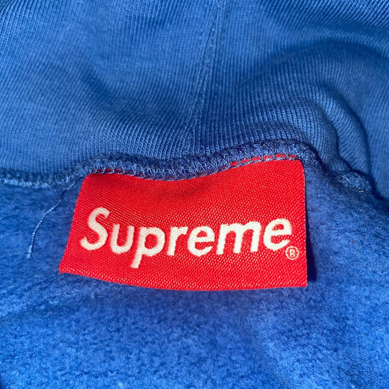 Supreme royal blue discount hoodie