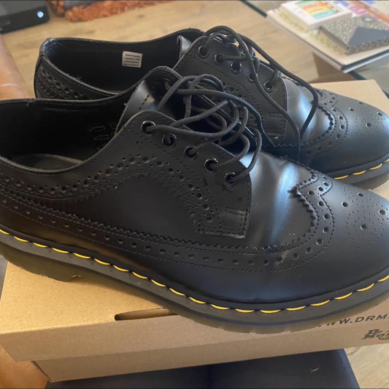 Dr. Martens Men's Black Brogues | Depop