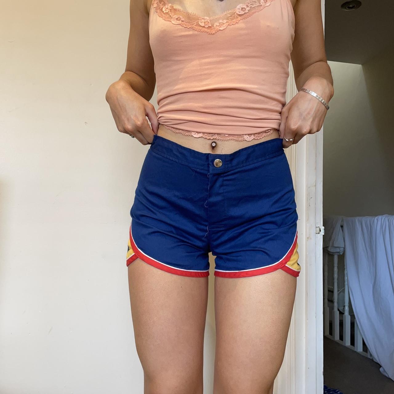 70s high waisted athletic hot sale shorts