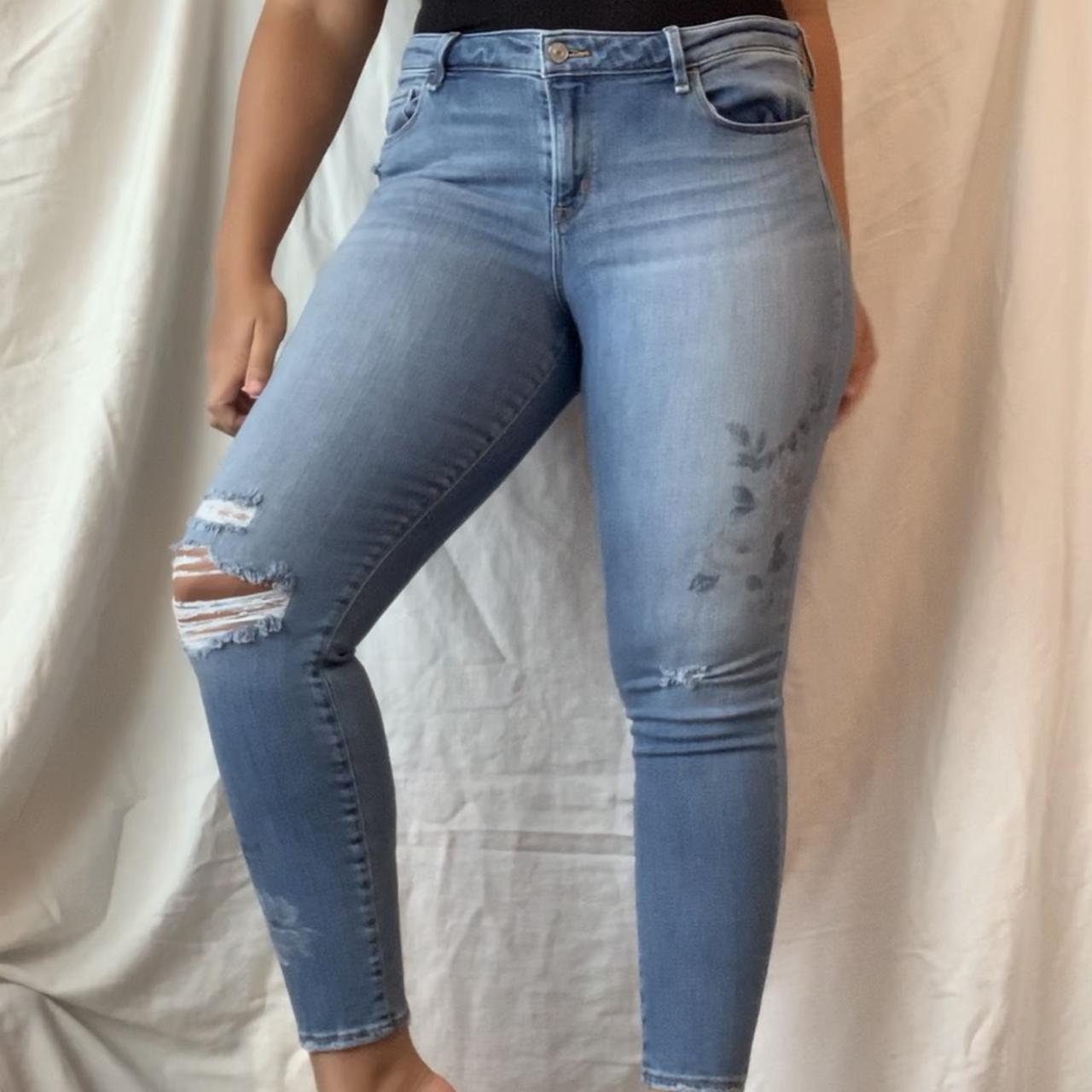 Low rise jeans from abercrombieandfitch size 32/14... Depop