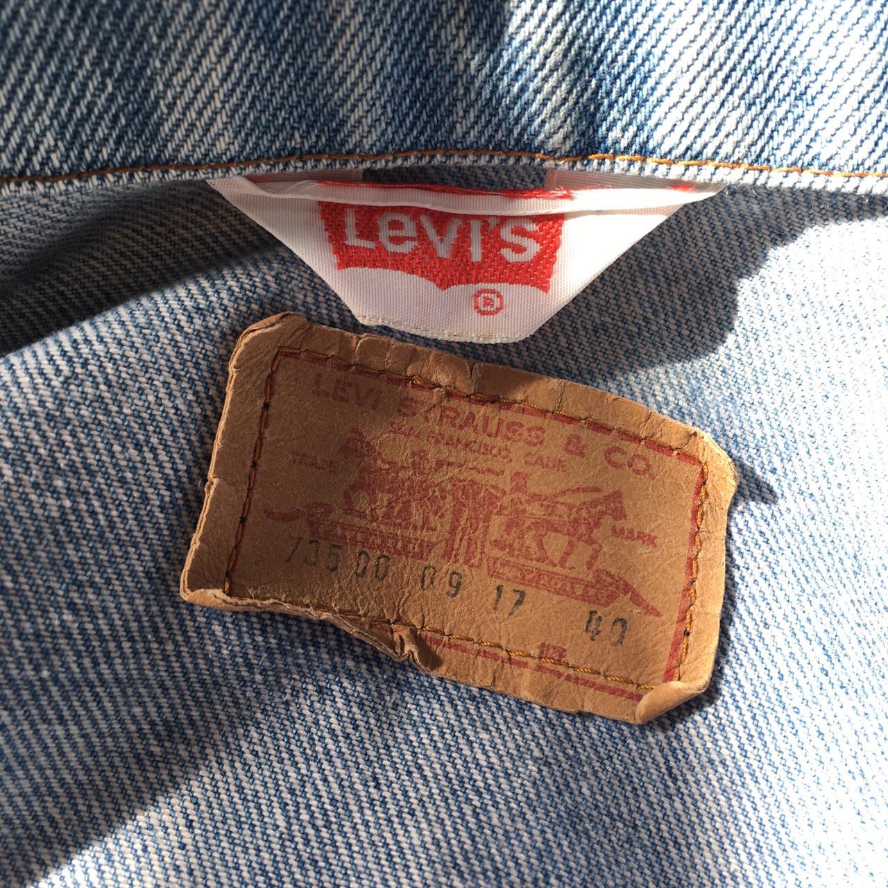 Levi's Women's Blue and Red Jacket | Depop