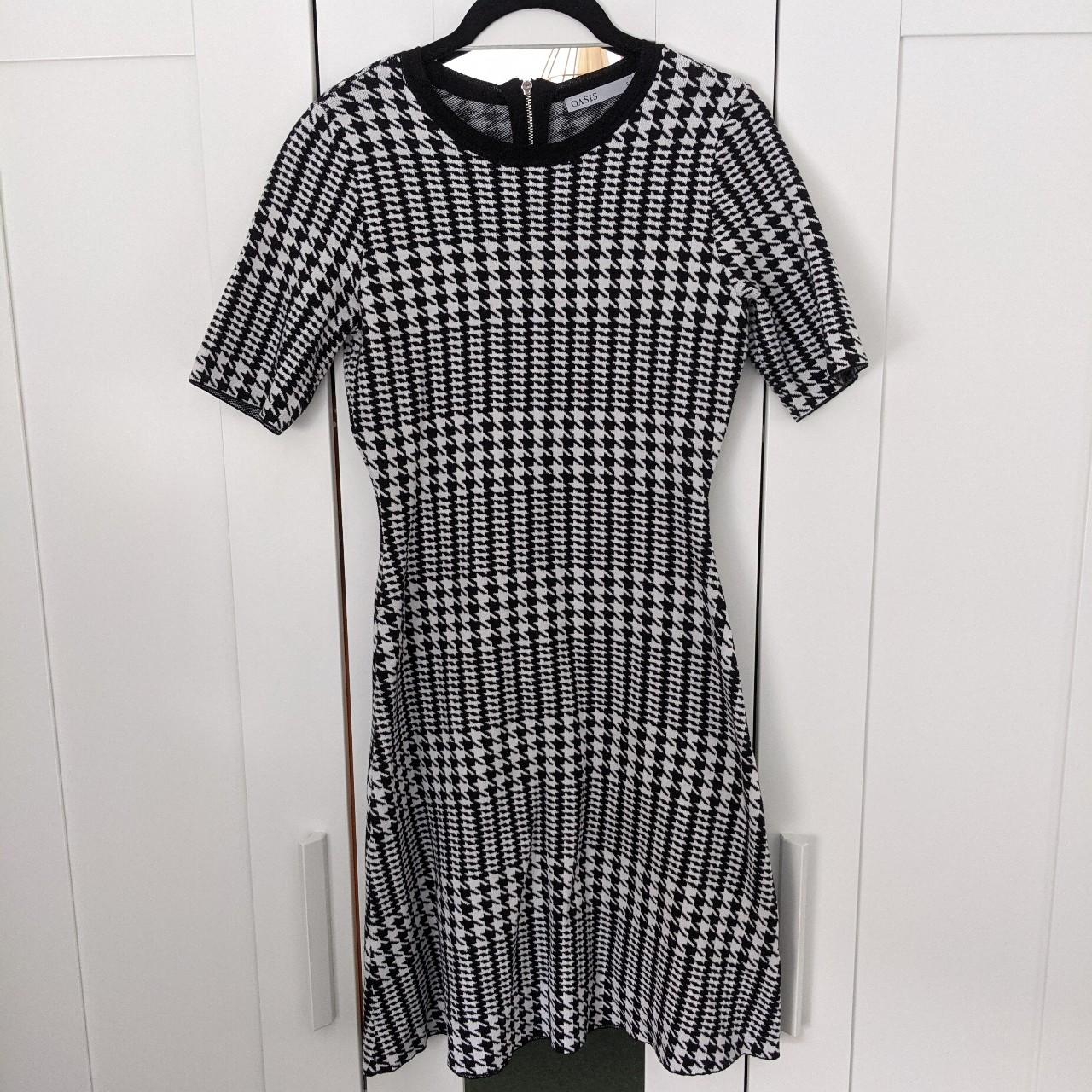 oasis dogtooth shift dress